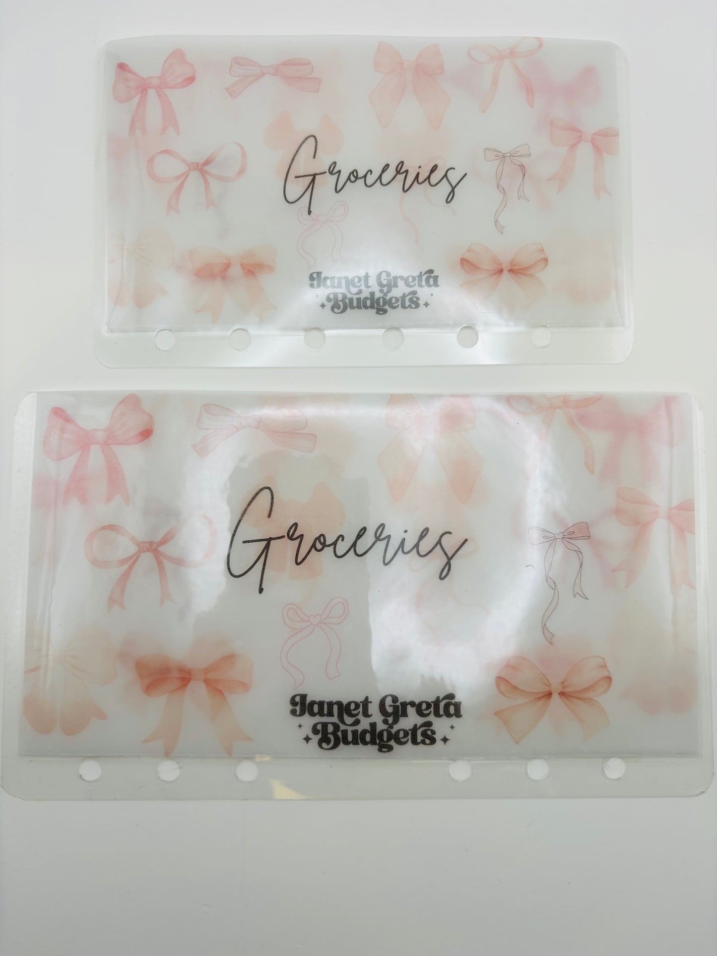 Bow Vellum Budget Envelope