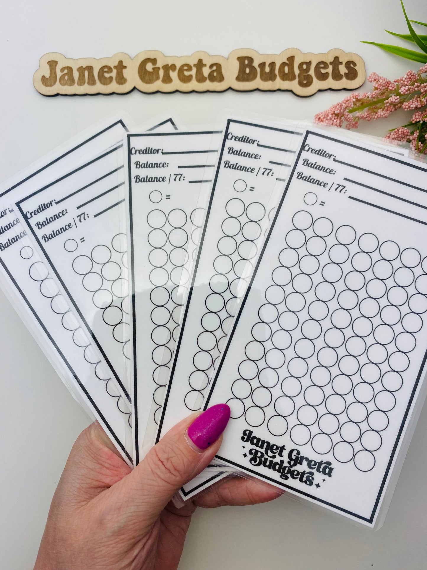 Debt laminated trackers ONLY!