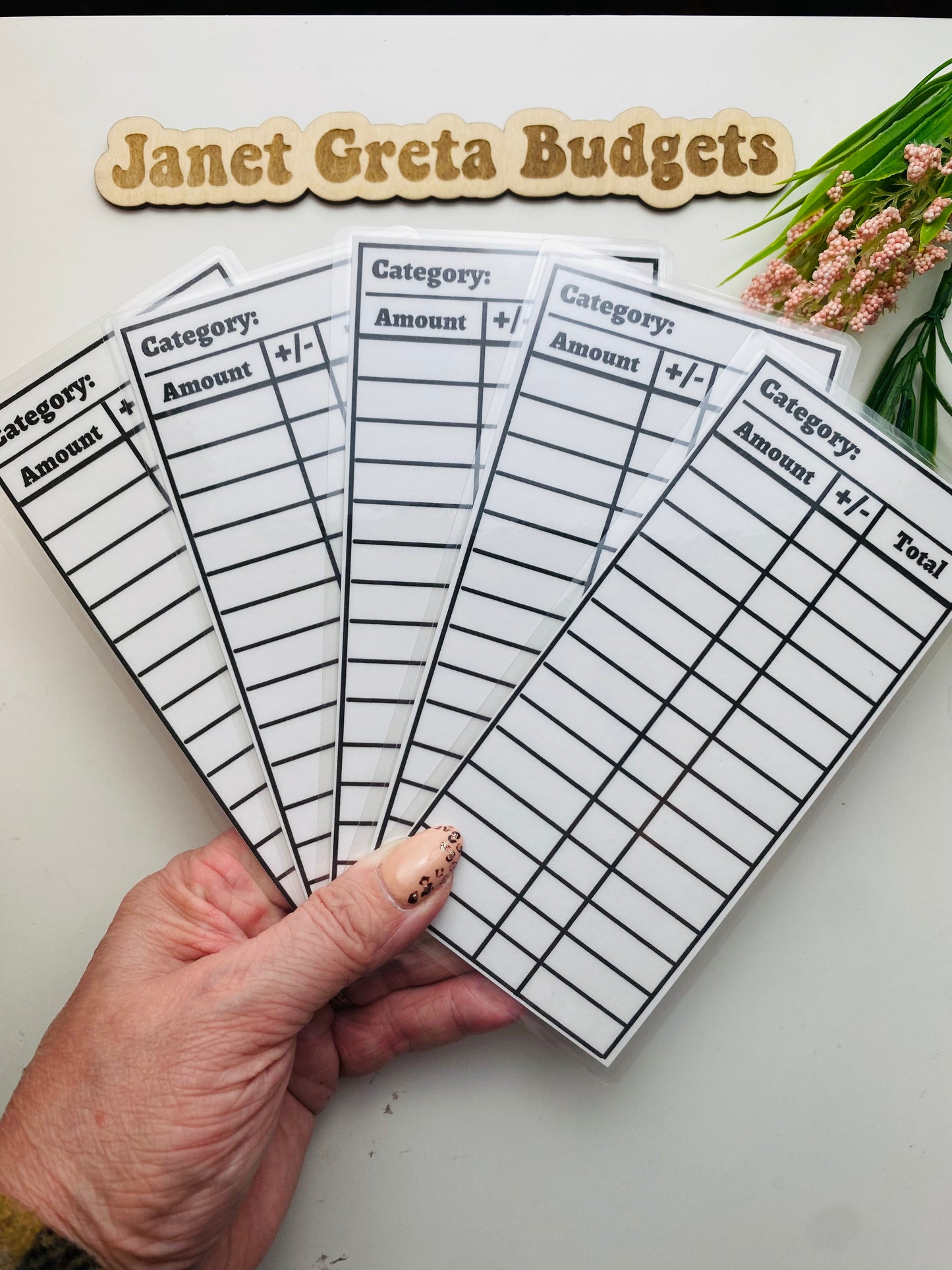 Sinking Fund trackers ONLY!