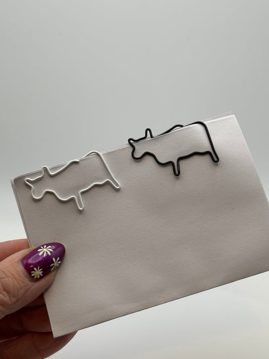 *NEW* 🐄 Cow 12 Pack Paperclips