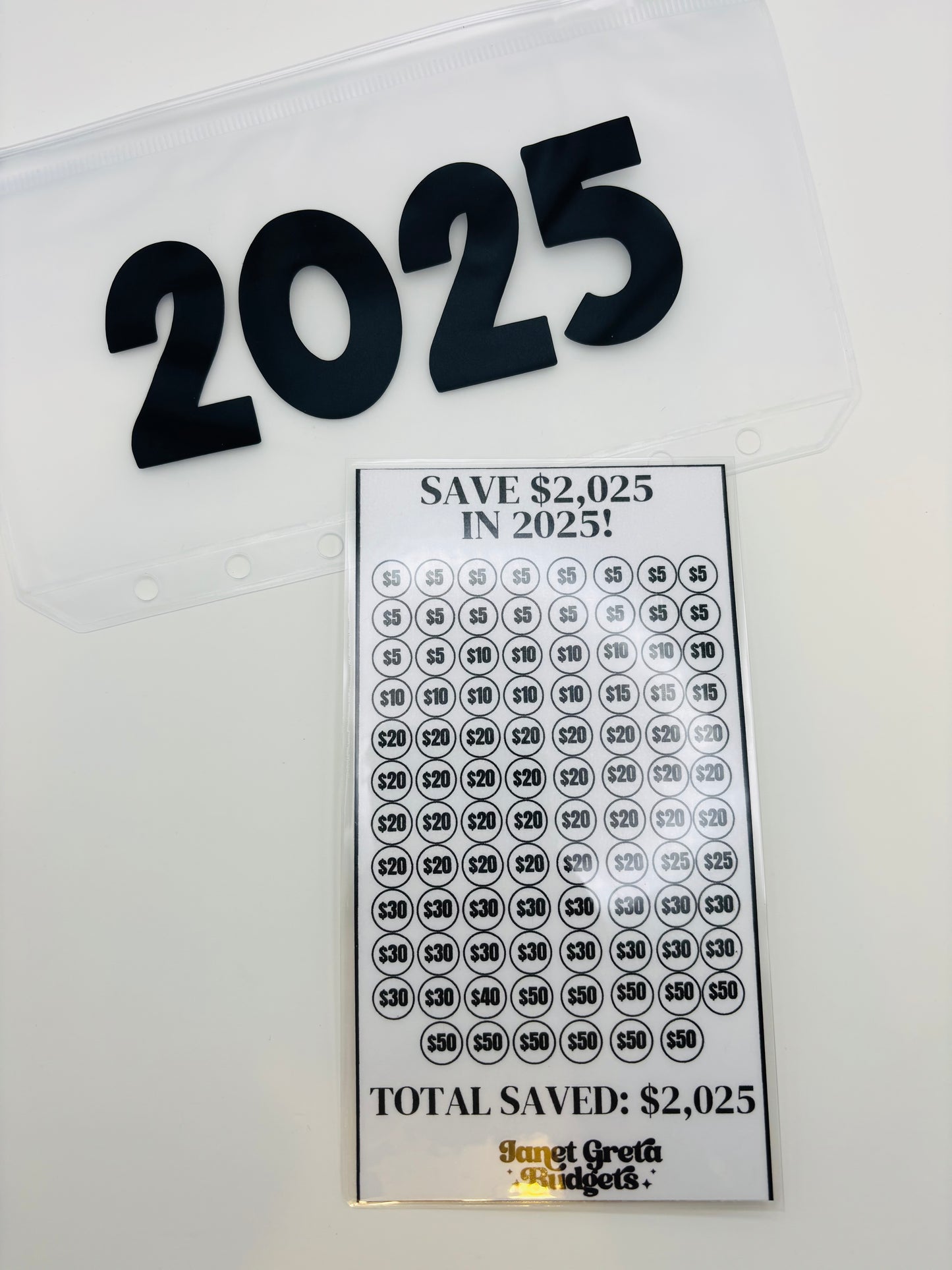 *NEW* 2025 Savings Tracker