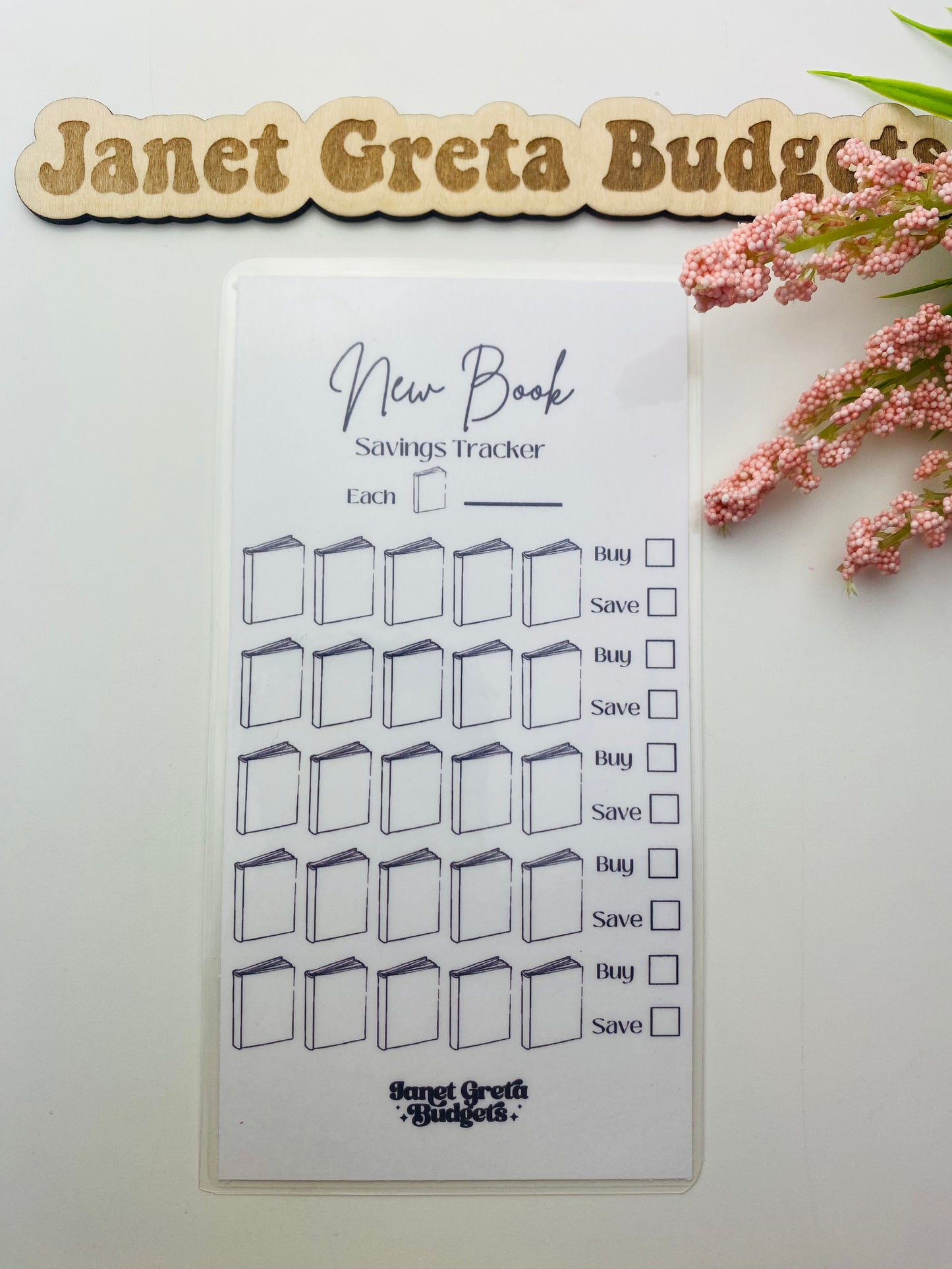 New Book Savings Tracker