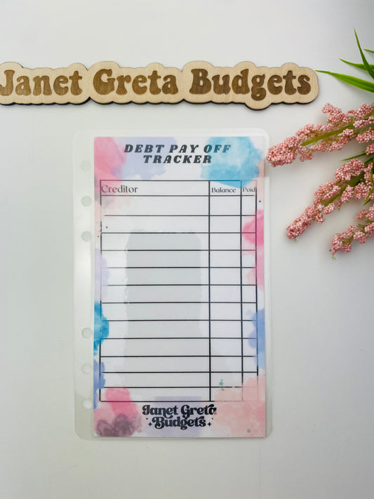 Debt PAY OFF TRACKER ONLY!