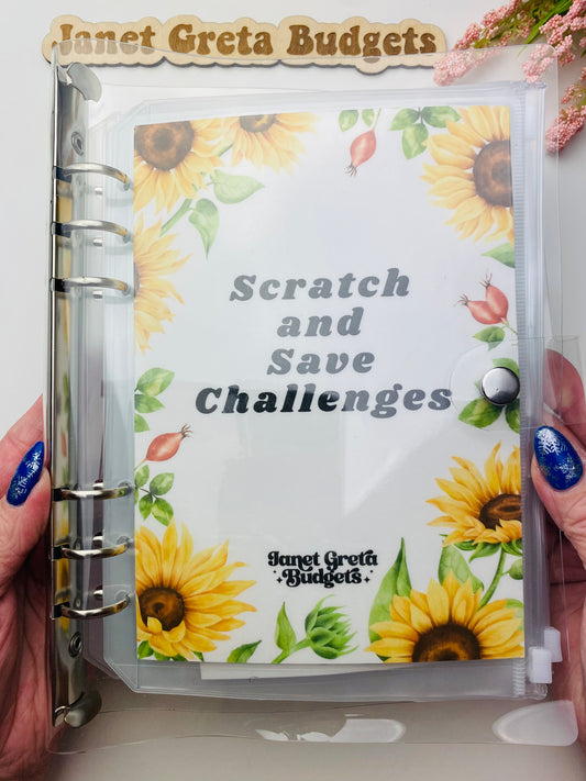 Scratch & Save Savings Challenge A5 Binder COMPLETE SET