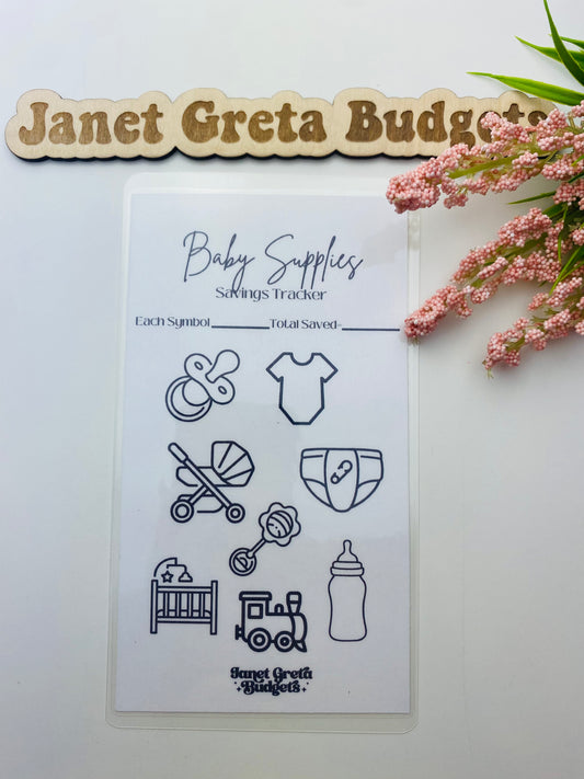 Baby Supplies Savings Tracker