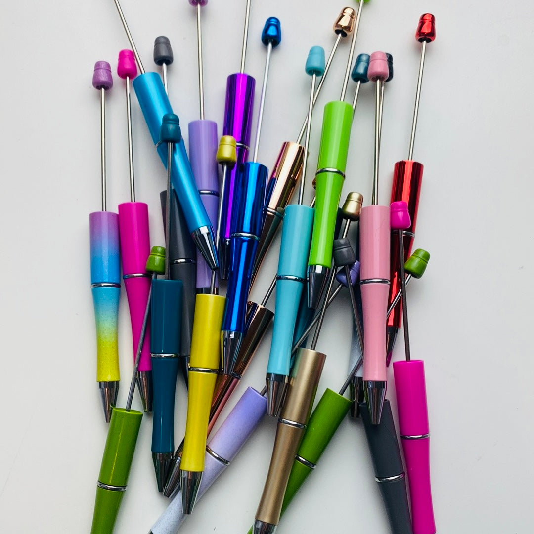 Bundle of 10 beadable pens