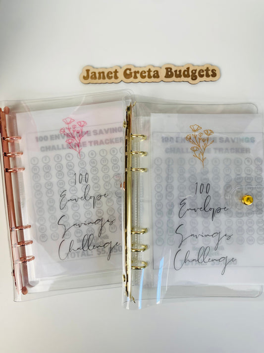 Minimalist 100 Envelope Savings Challenge Binder