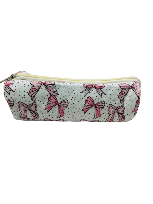 *NEW* Pink Bow Pencil Pouch