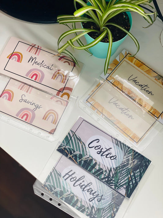 A6 Laminated Cash Budget Envelopes and Labels | Cash budget | Budget Planner | Saving Binder | Cash Stuffing | Cash Envelopes | Planner